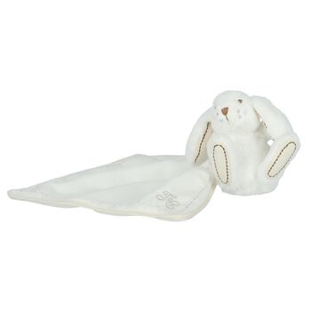 Ivory Rabbit Baby Comforter