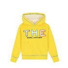 Boys Yellow Logo Hooded Top, 1, hi-res