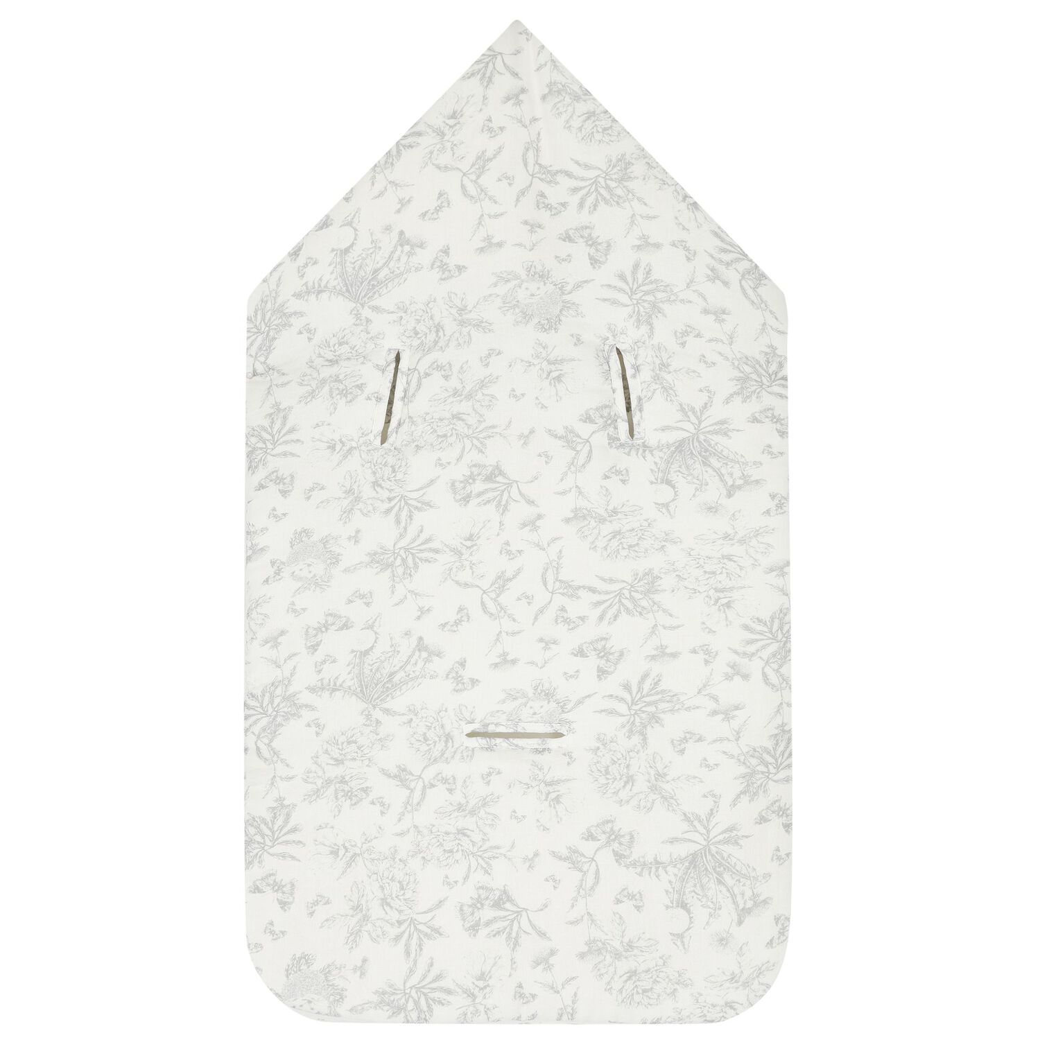 Ivory & Grey Toile De Jouy Baby Nest, 2, hi-res