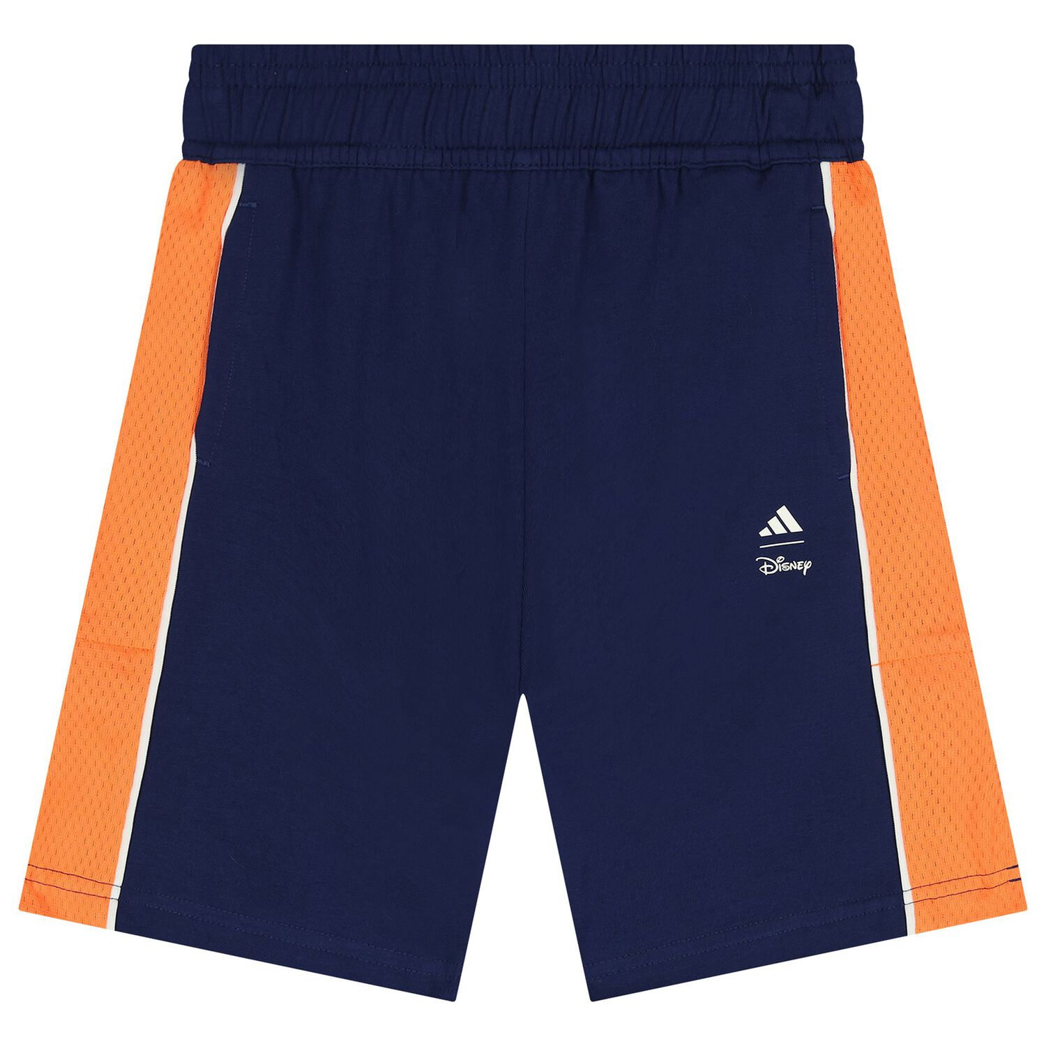 Boys Ivory & Navy Blue Disney Shorts Set, 1, hi-res