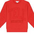 Boys Red Logo Sweatshirt, 1, hi-res