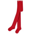Girls Red Logo Tights, 1, hi-res
