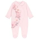 Baby Girls Pink Floral Babygrow Gift Set, 1, hi-res
