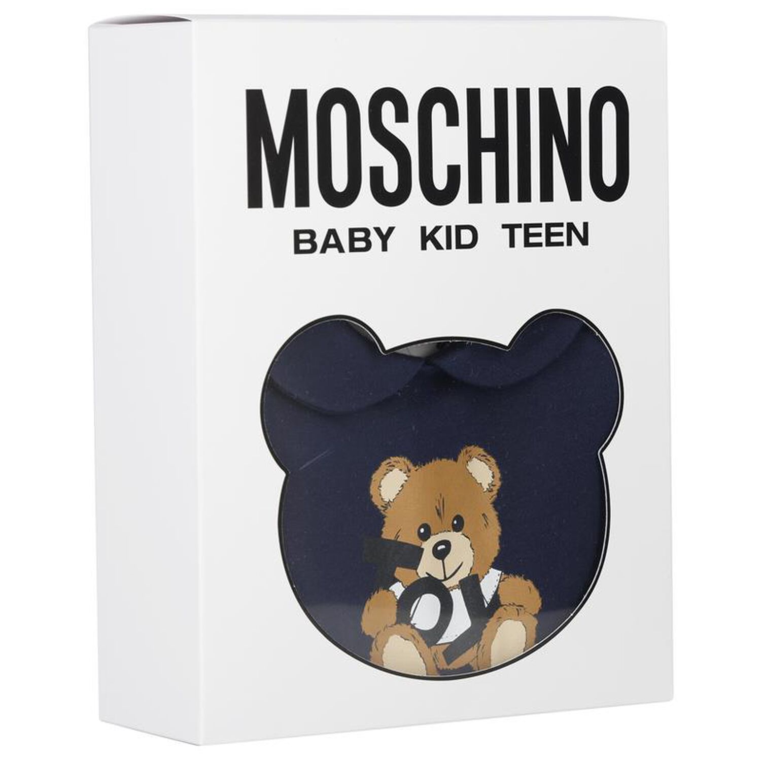 طقم هدايا افرول بالشعار بطبعه تيدى بير باللون الكحلى, 2, hi-res