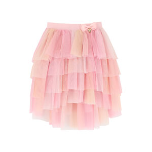 Girls Pink Ombre Tulle Skirt