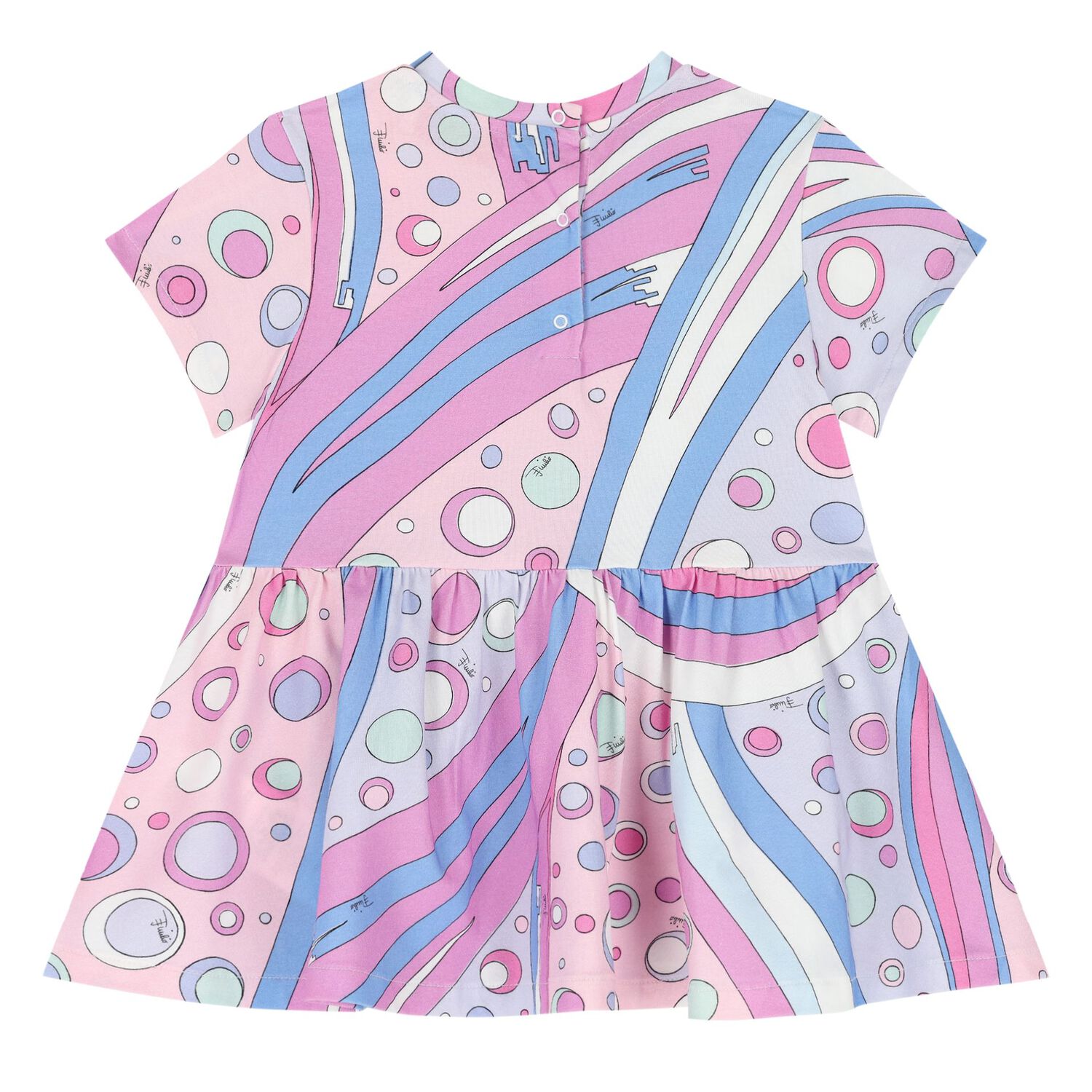 Younger Girls Pink & Lilac Fontane Dress, 2, hi-res