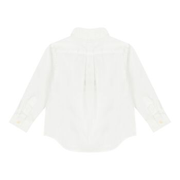 Baby Boys White Logo Shirt