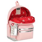 Girls Pink Logo Backpack, 1, hi-res