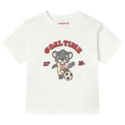 Younger Boys Ivory Tiger T-Shirt, 2, hi-res