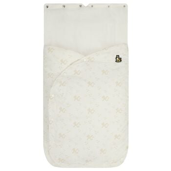 Ivory Tiger Logo Reversible Baby Nest