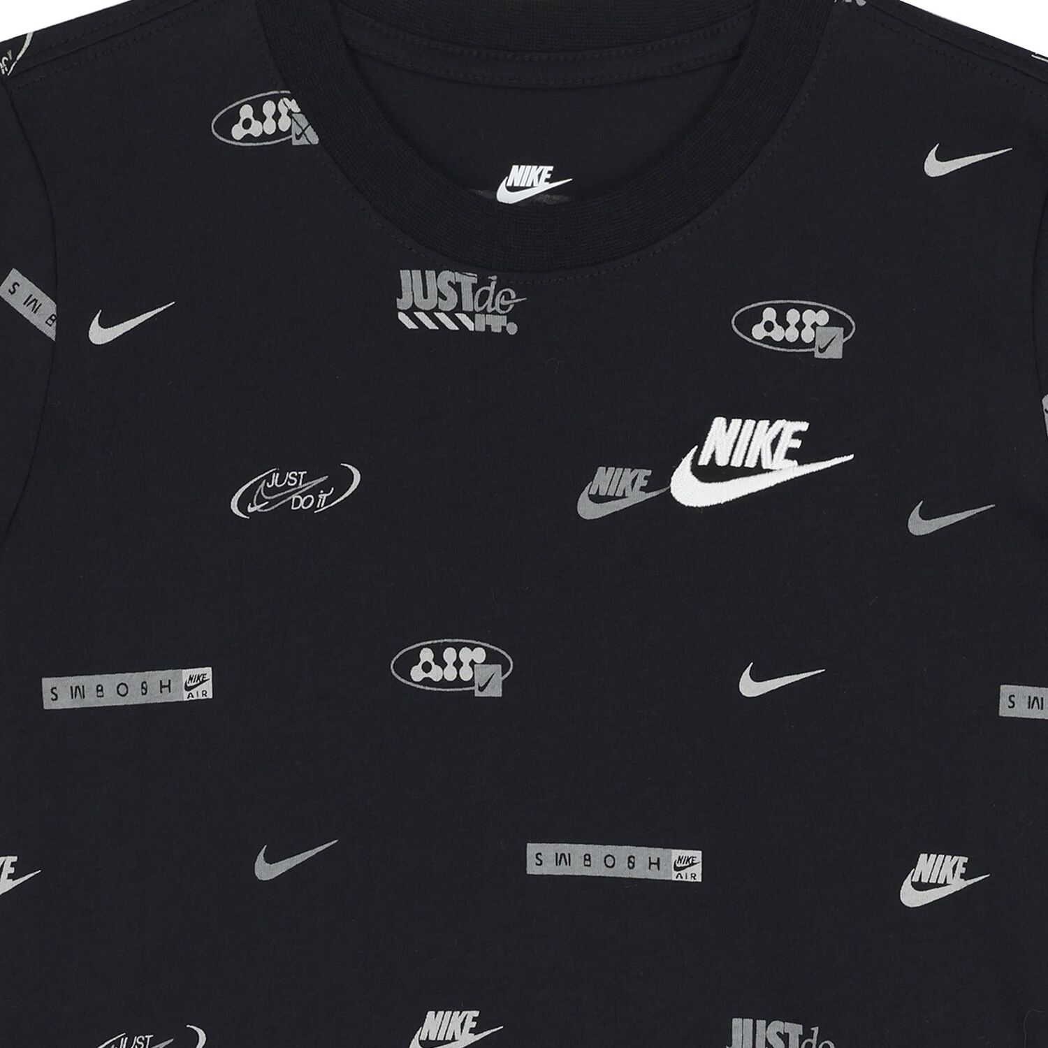 تي شيرت بشعار أسود, 1, hi-res image number null