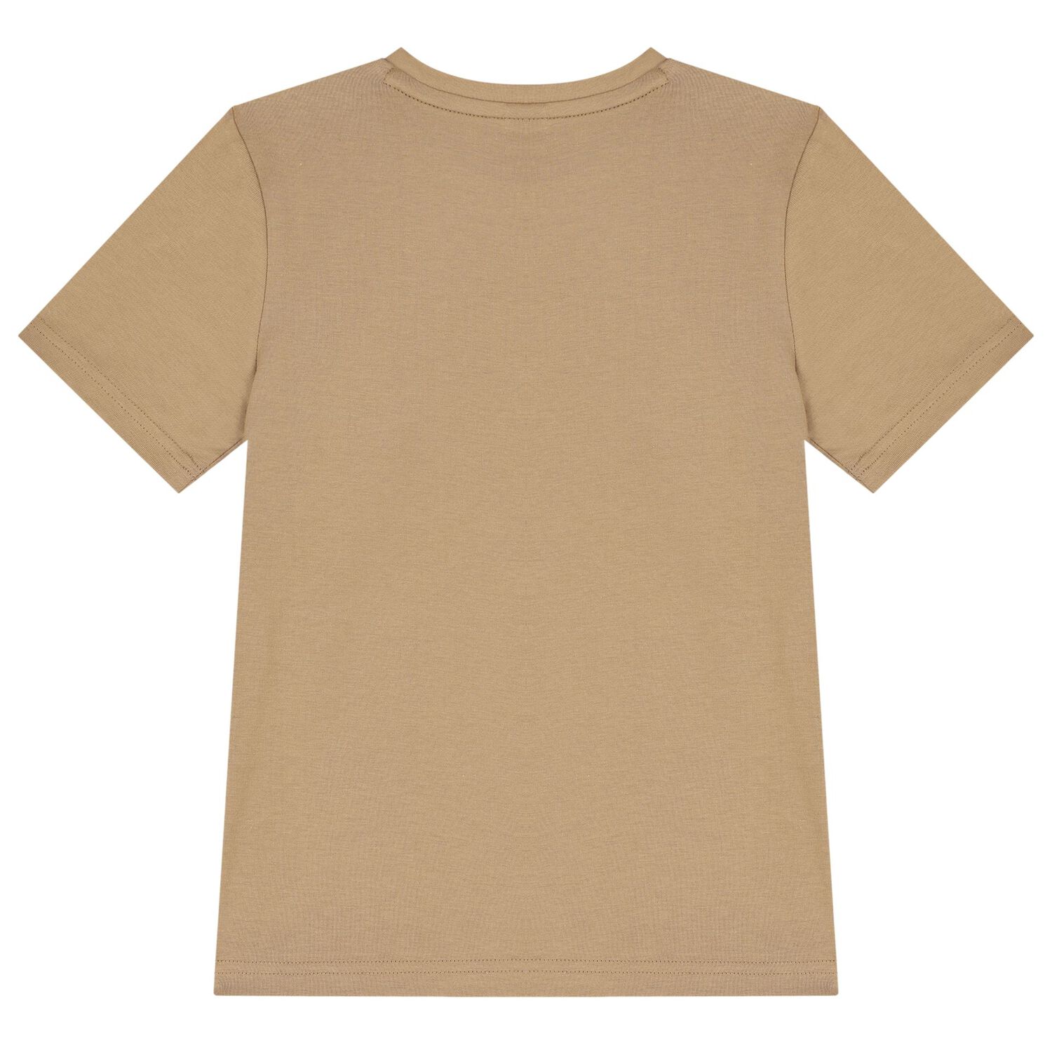 Boys Beige Logo T-Shirt, 3, hi-res image number null
