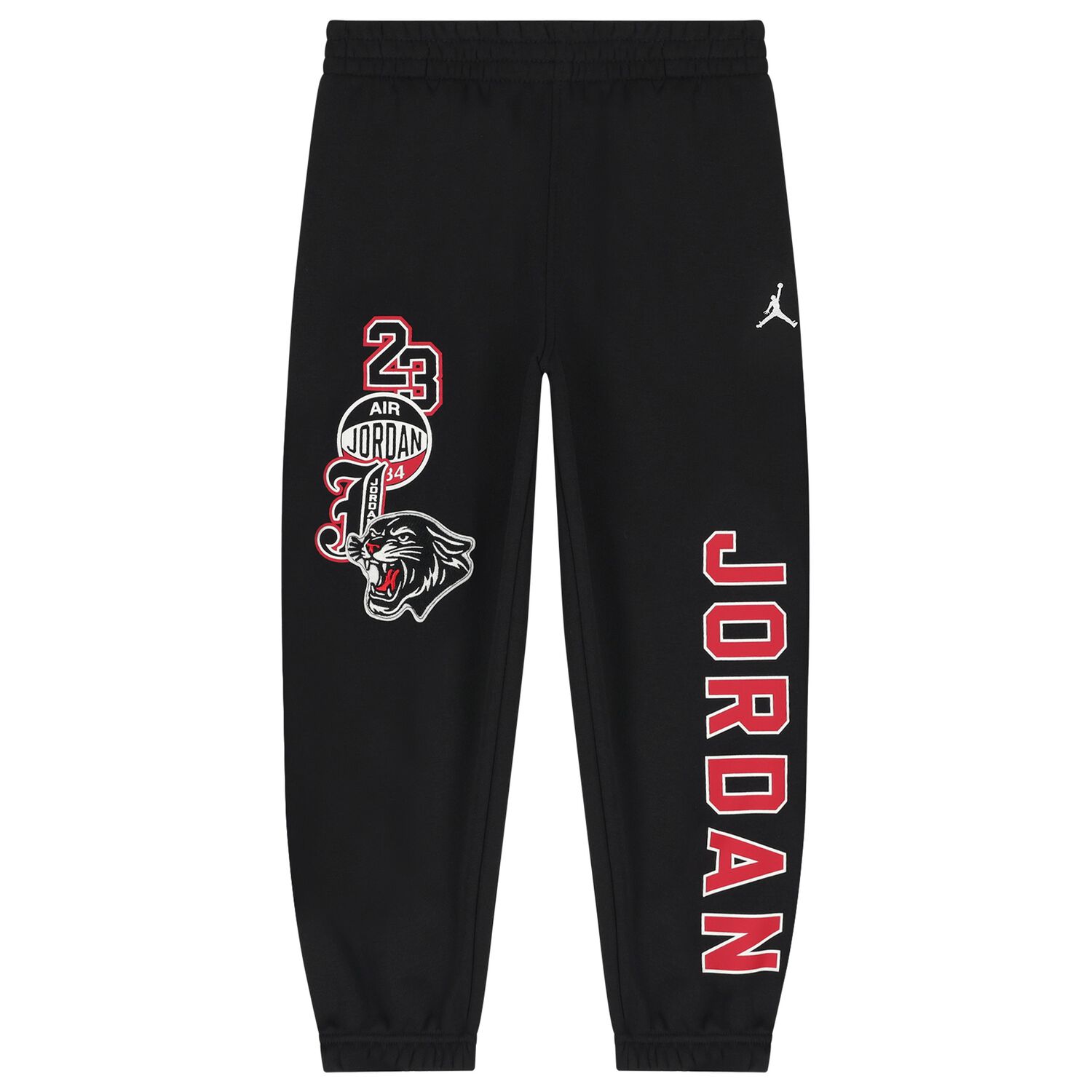 Boys Black Jordan Logo Joggers, 1, hi-res