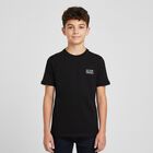 Boys Black Logo T-Shirt, 4, hi-res