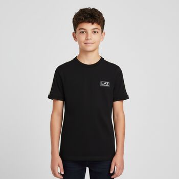 Boys Black Logo T-Shirt