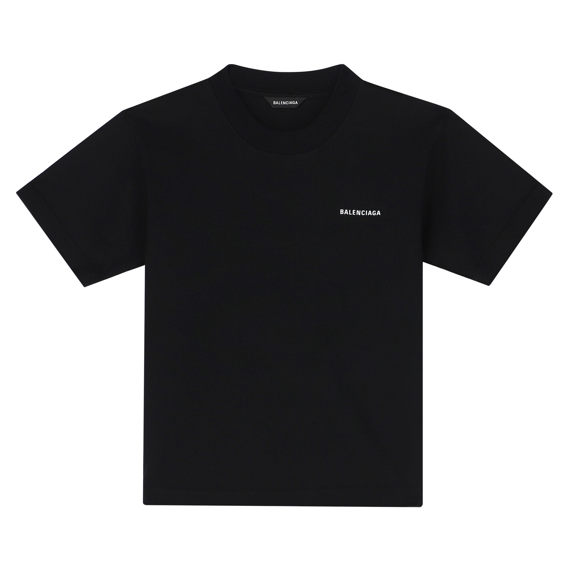 Balenciaga Black Logo T-Shirt | Junior Couture