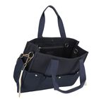 Navy Blue Canvas Baby Changing Bag, 2, hi-res