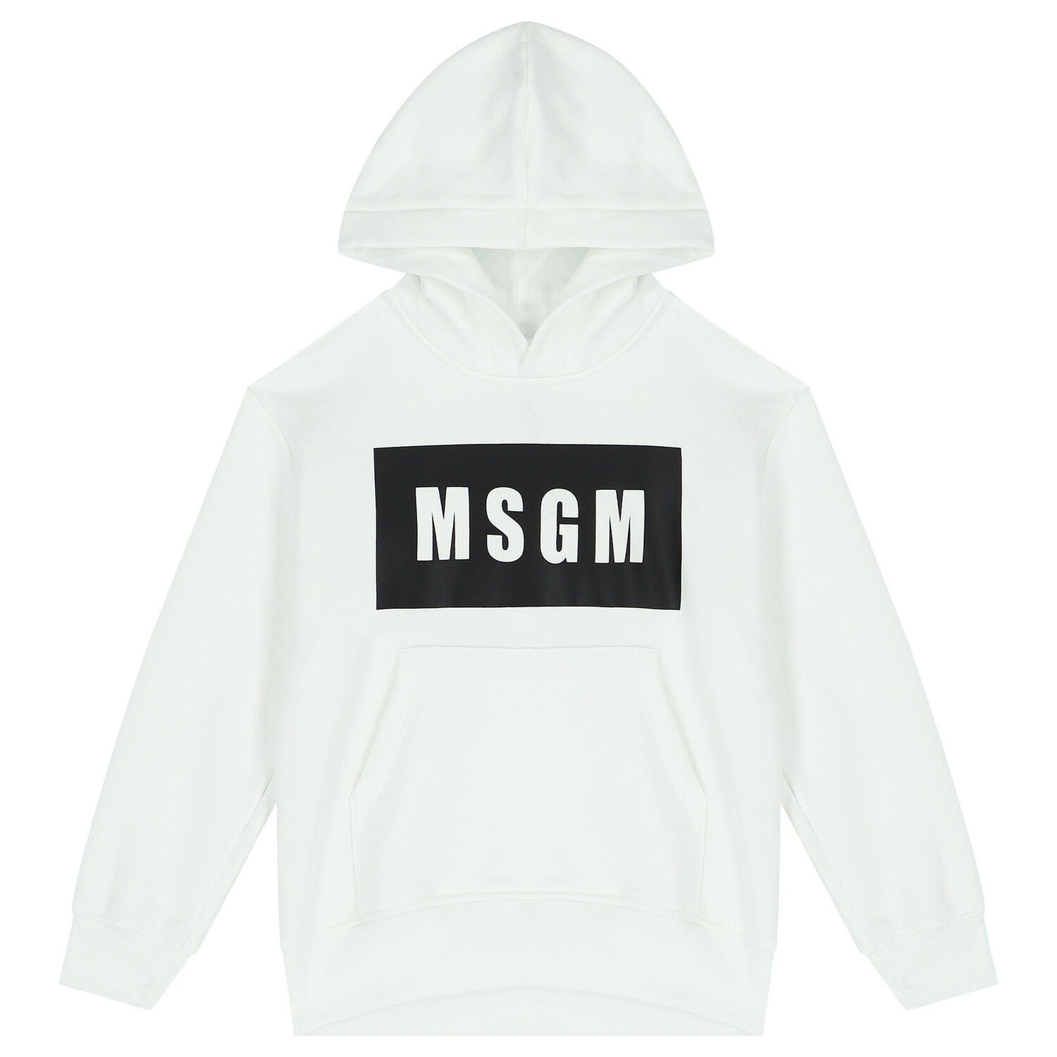 توب هودي بالشعار باللون الأسود والأبيض, 2, hi-res