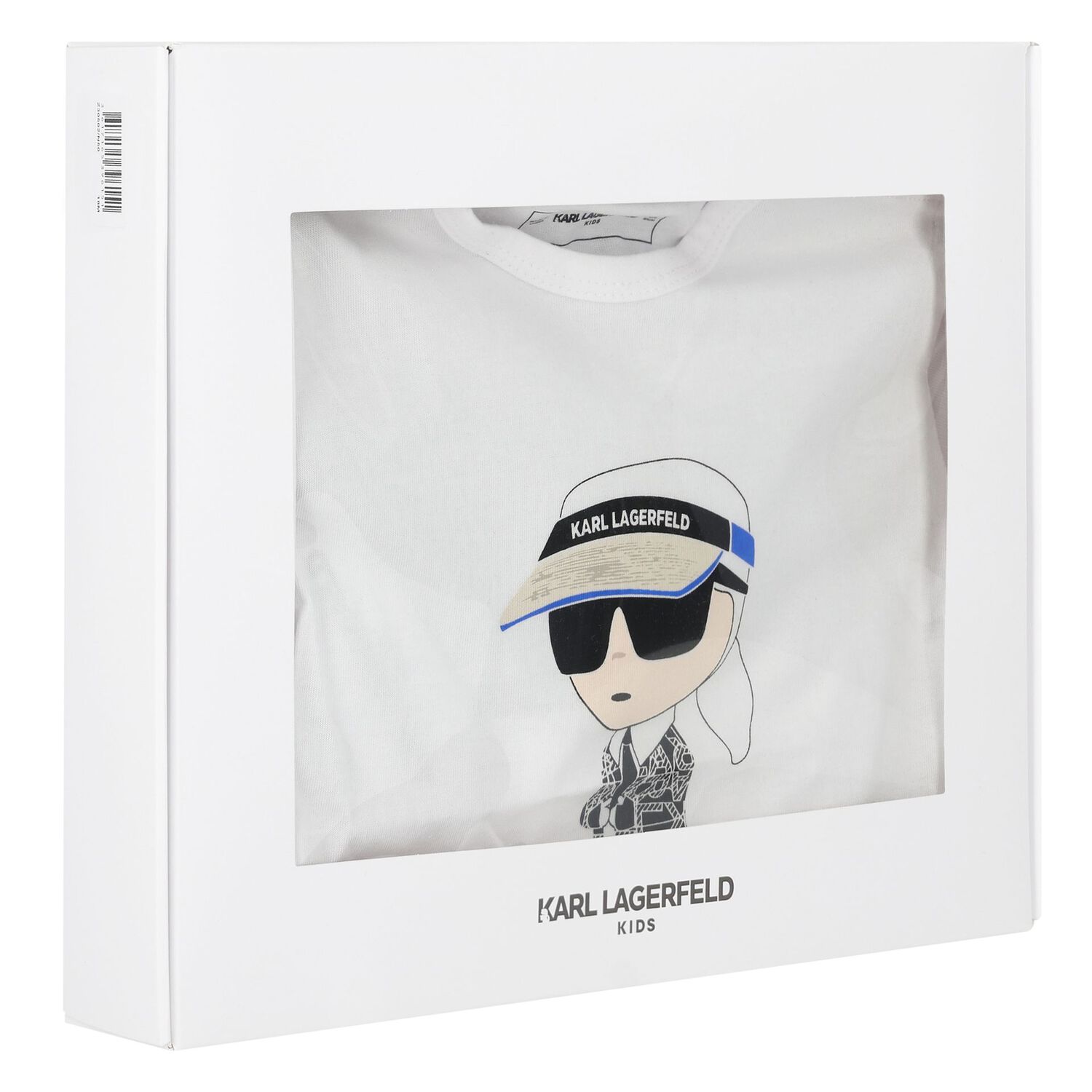 Boys White & Black Ikonik Shorts Set, 1, hi-res image number null