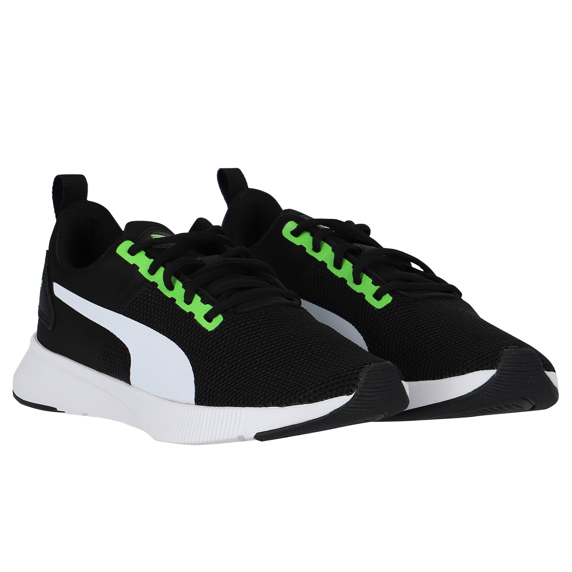 Puma Boys Black Flyer Runner Jr Trainers Junior Couture