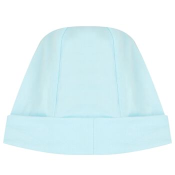 قبعة أولاد بالشعار باللون الأزرق