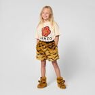 Girls Ivory Boke Flower T-Shirt, 1, hi-res
