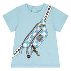 Younger Blue & White Bag Shorts Set, 2, hi-res