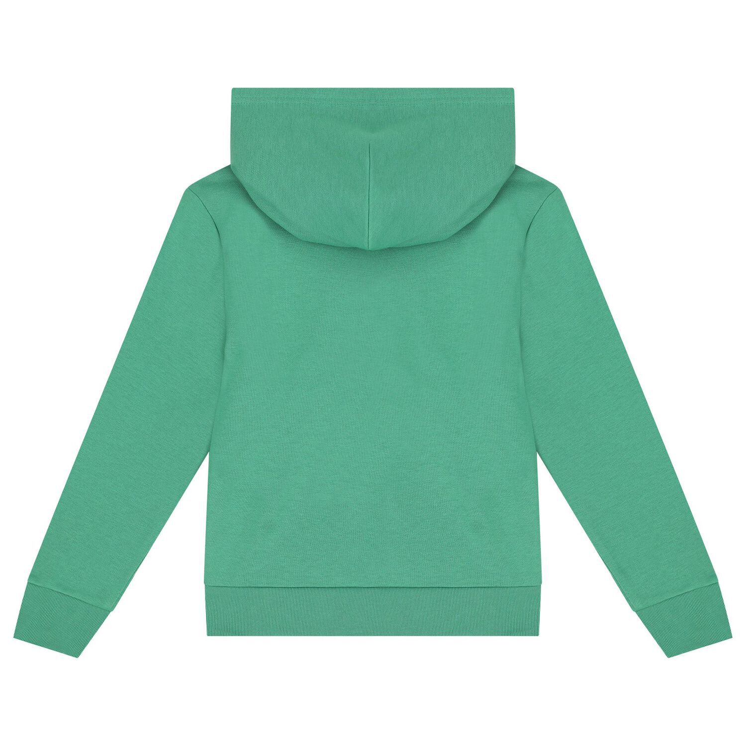 Boys Green Jersey Varsity Logo Hoodie, 1, hi-res