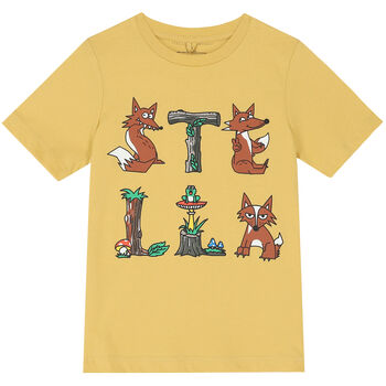 Boys Yellow Fox T-Shirt