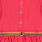 Girls Pink Logo Dress, 1, hi-res