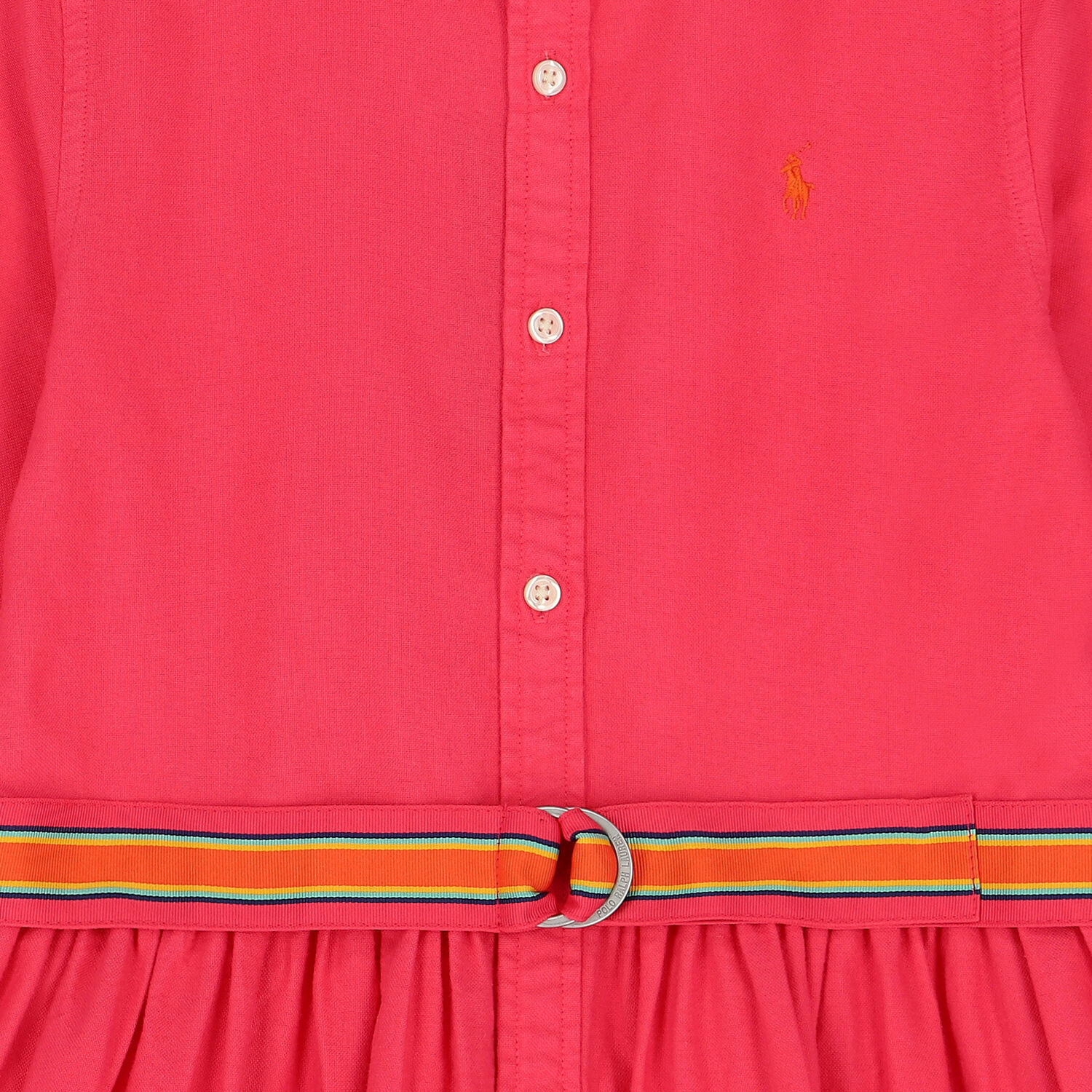 Girls Pink Logo Dress, 1, hi-res image number null