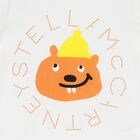 تيشيرت بشعار  سنجاب باللون الأبيض للأولاد, 1, hi-res