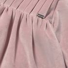 Baby Girls Pink Velvet Dress, 1, hi-res