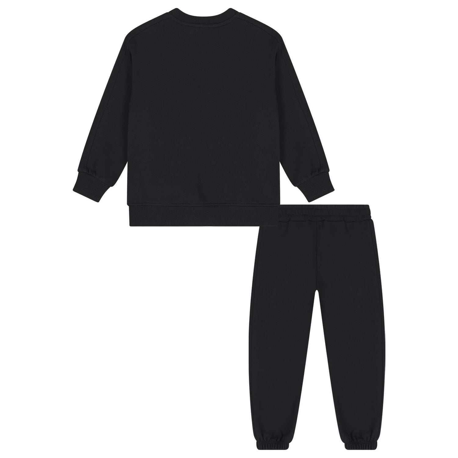 Black Teddy Bear Logo Tracksuit, 1, hi-res