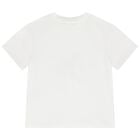 Girls Ivory Horse Logo T-Shirt, 1, hi-res