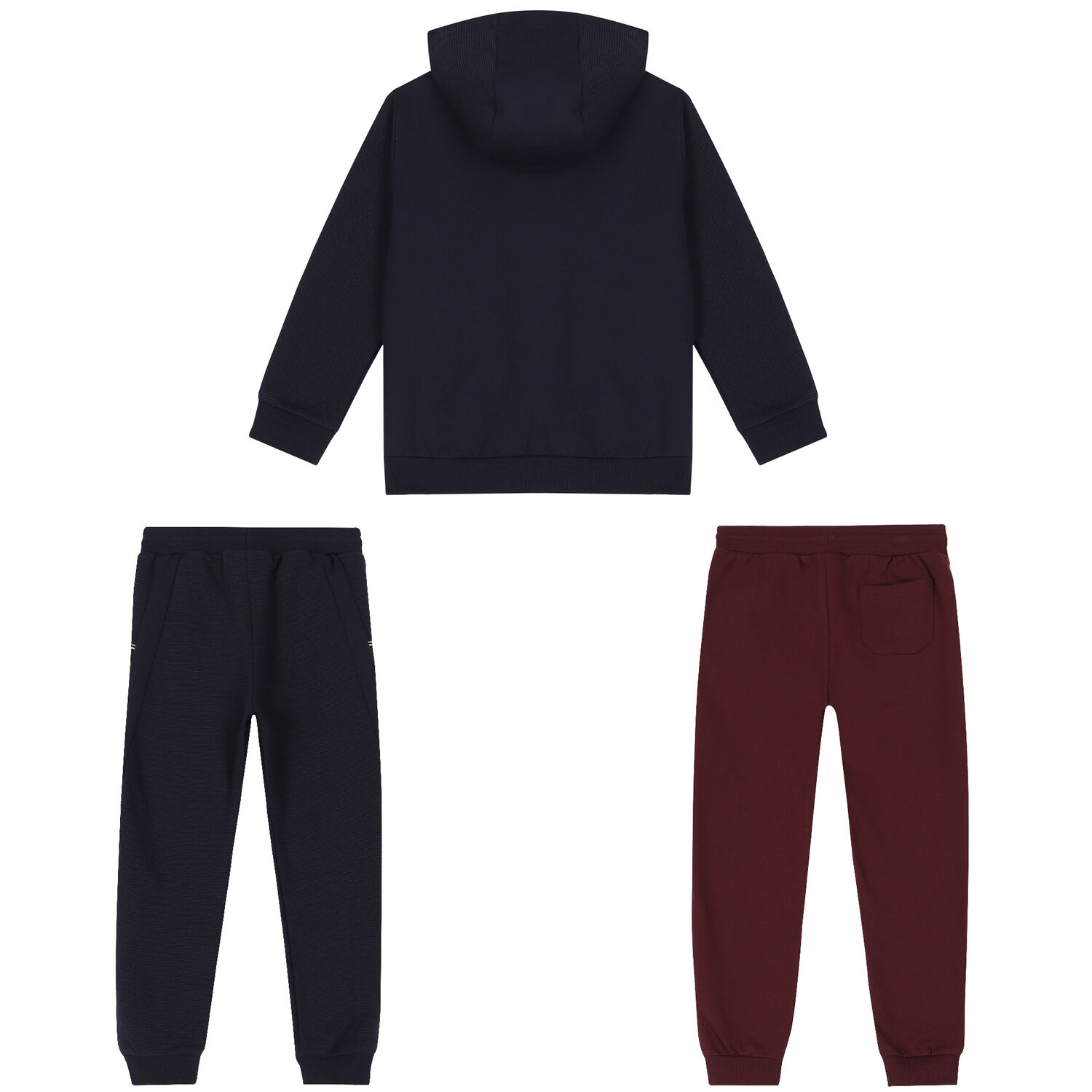 Boys Navy & Red 3-Piece Tracksuit, 1, hi-res image number null