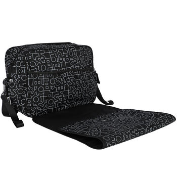 Black Logo Baby Changing Bag