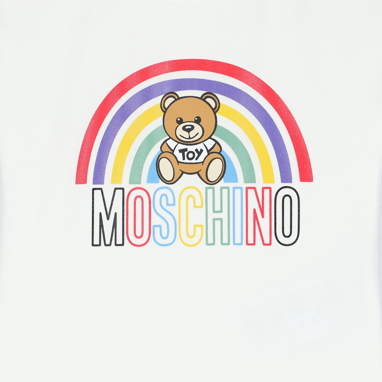 فستان بطبعة تيدي باللون الأبيض, 1, hi-res