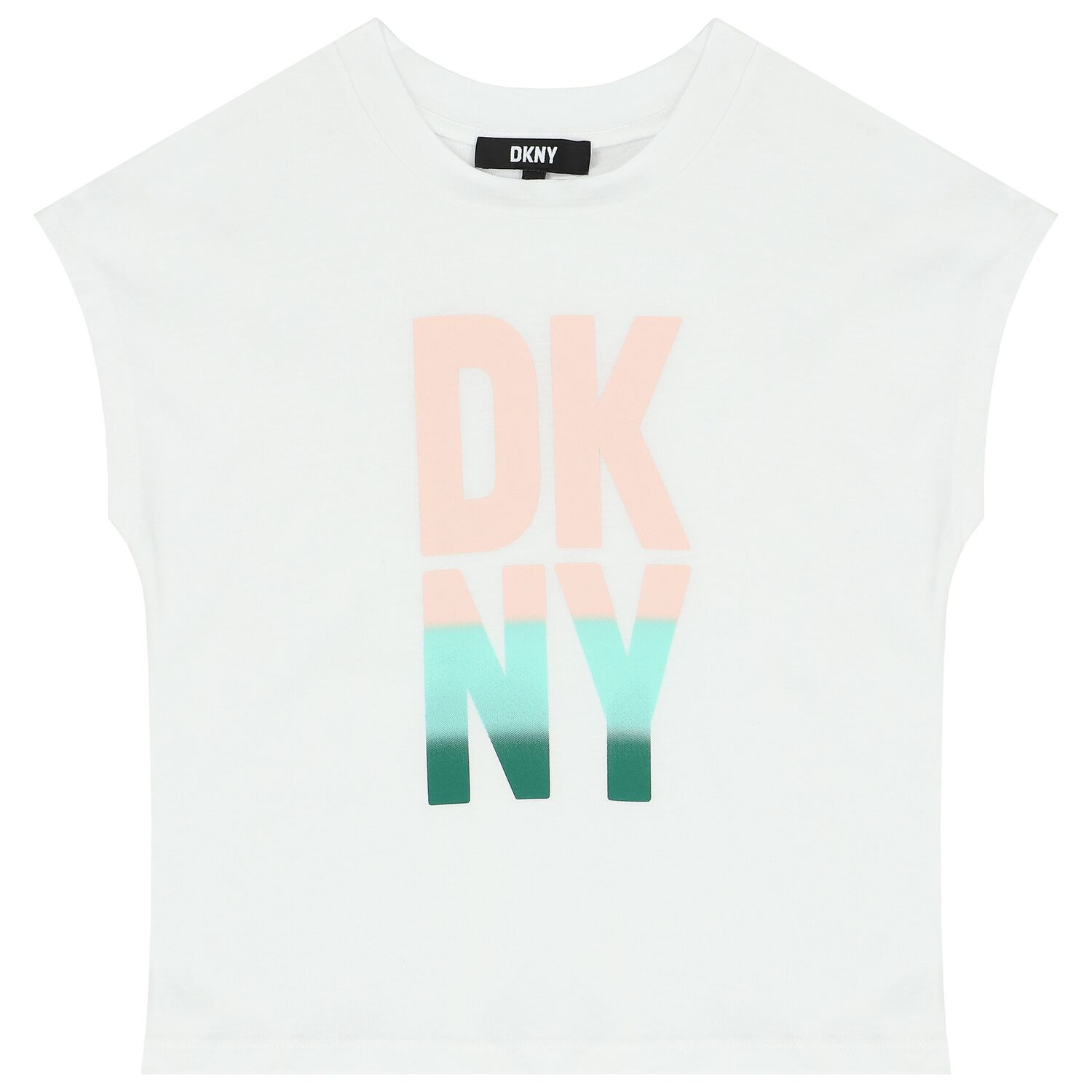 Girls White Logo T-Shirt, 1, hi-res image number null