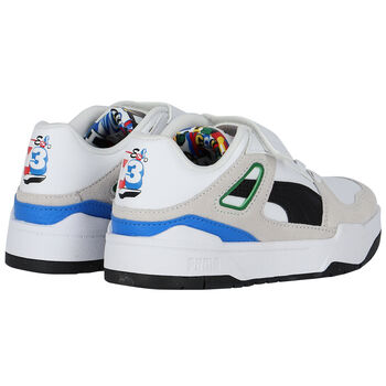 Boys White Slipstream Trash Talk AC PS Trainers
