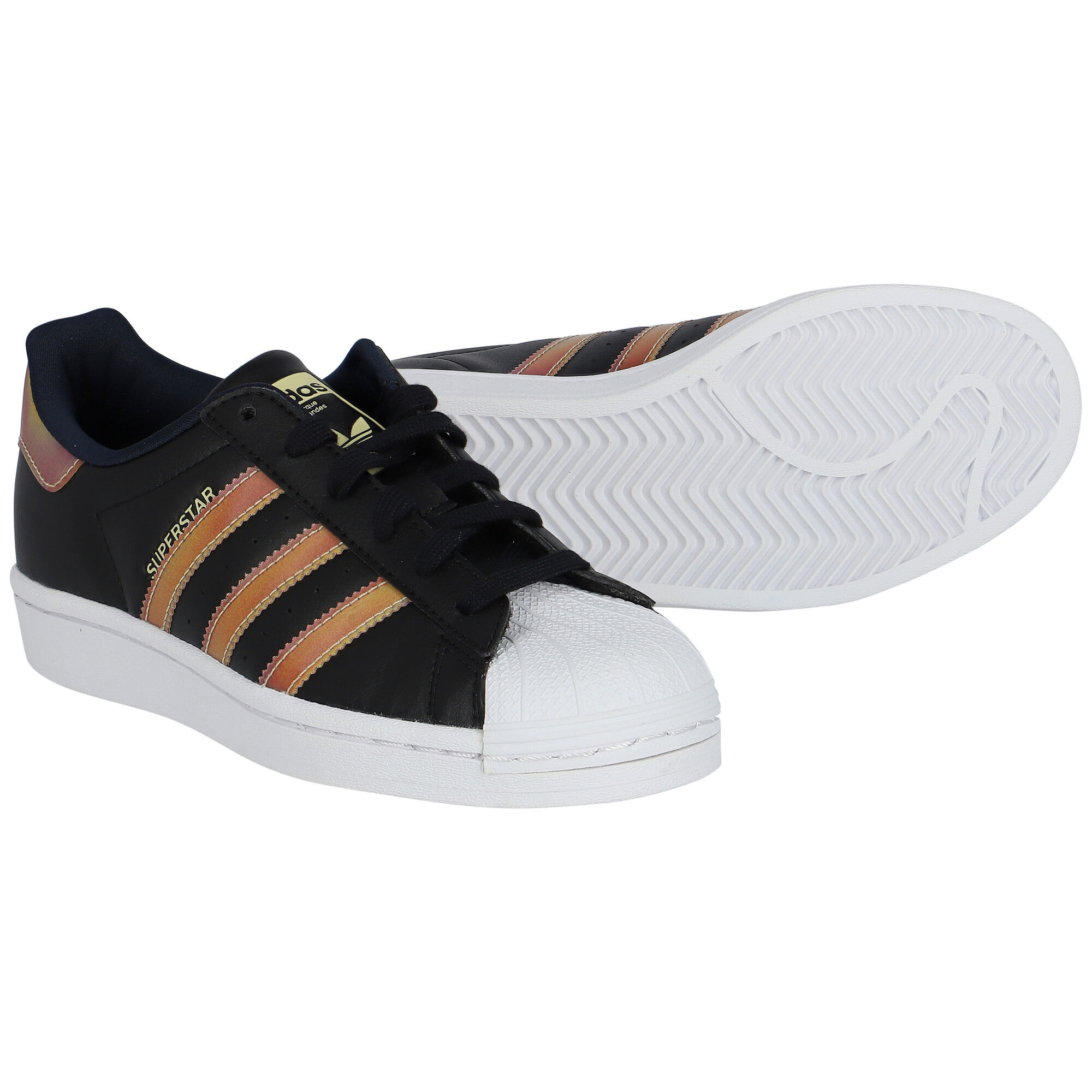 Adidas originals junior superstar iridescent trainer shop