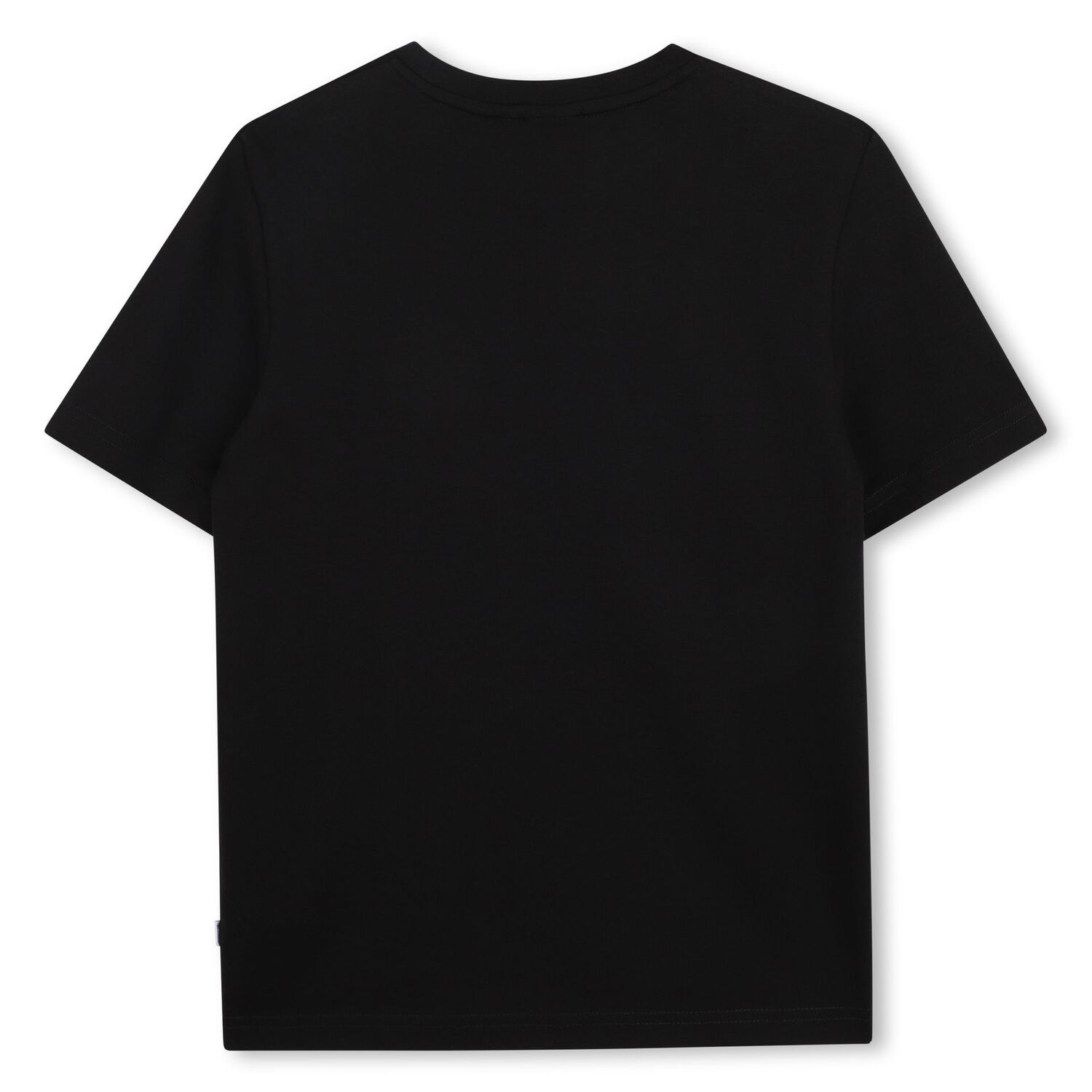 Boys Black Logo T-Shirt, 3, hi-res