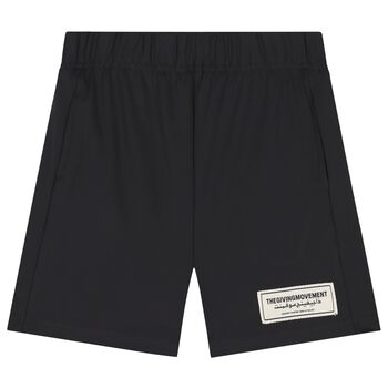 Black Logo Softskin Shorts