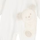 Ivory Teddy Bear Babygrow Gift Set, 1, hi-res