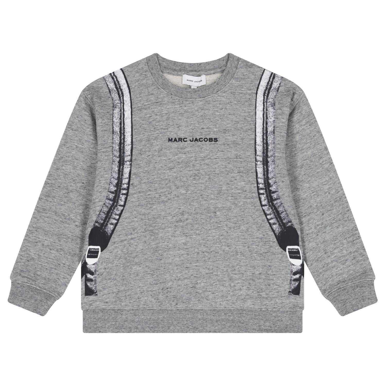 Boys Grey Logo Backpack Sweatshirt, 1, hi-res image number null