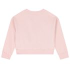 Girls Pink Logo Sweatshirt, 1, hi-res