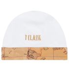 White & Beige Geo Map Babygrow Set, 1, hi-res