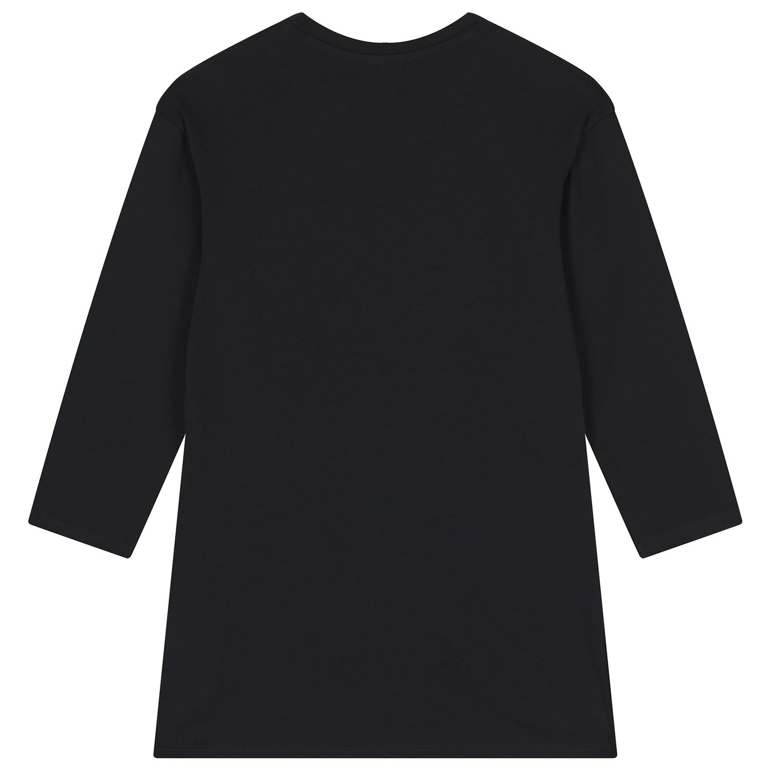 Girls Black Logo Bag Dress, 1, hi-res
