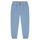 Baby Boys Blue & White Tracksuit Set, 2, hi-res