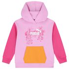 Girls Pink Dora The Explorer Hooded Top, 1, hi-res
